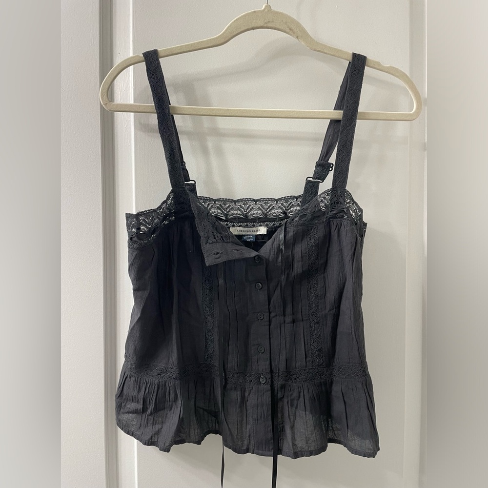 American eagle black tank top